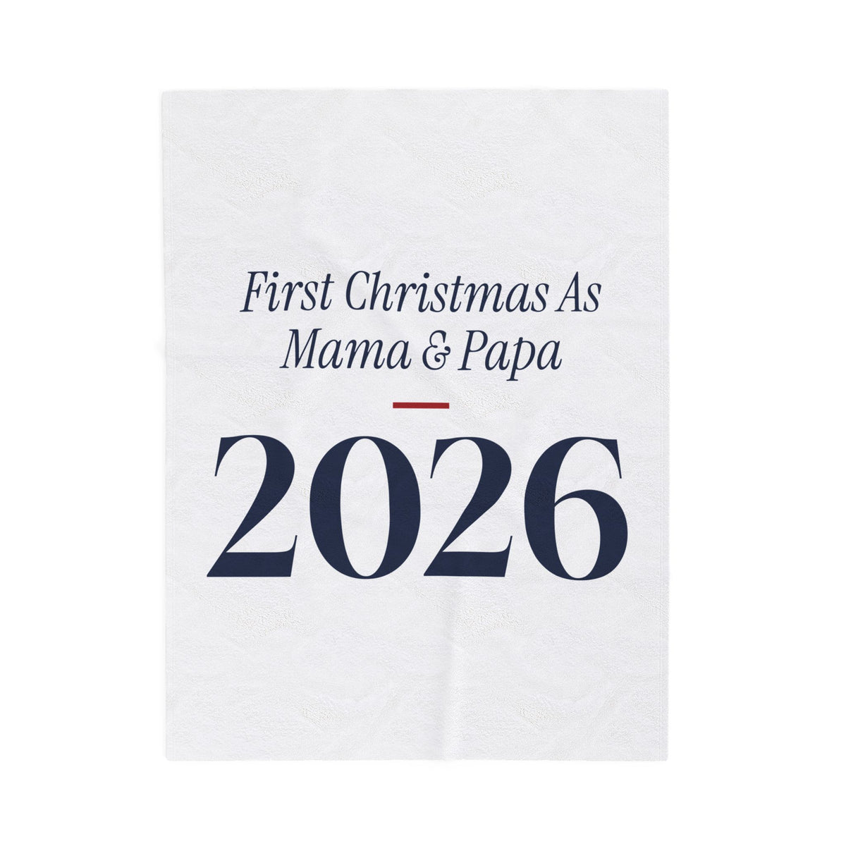Christmas Throw Blanket First Christmas As Mama And Papa 2026