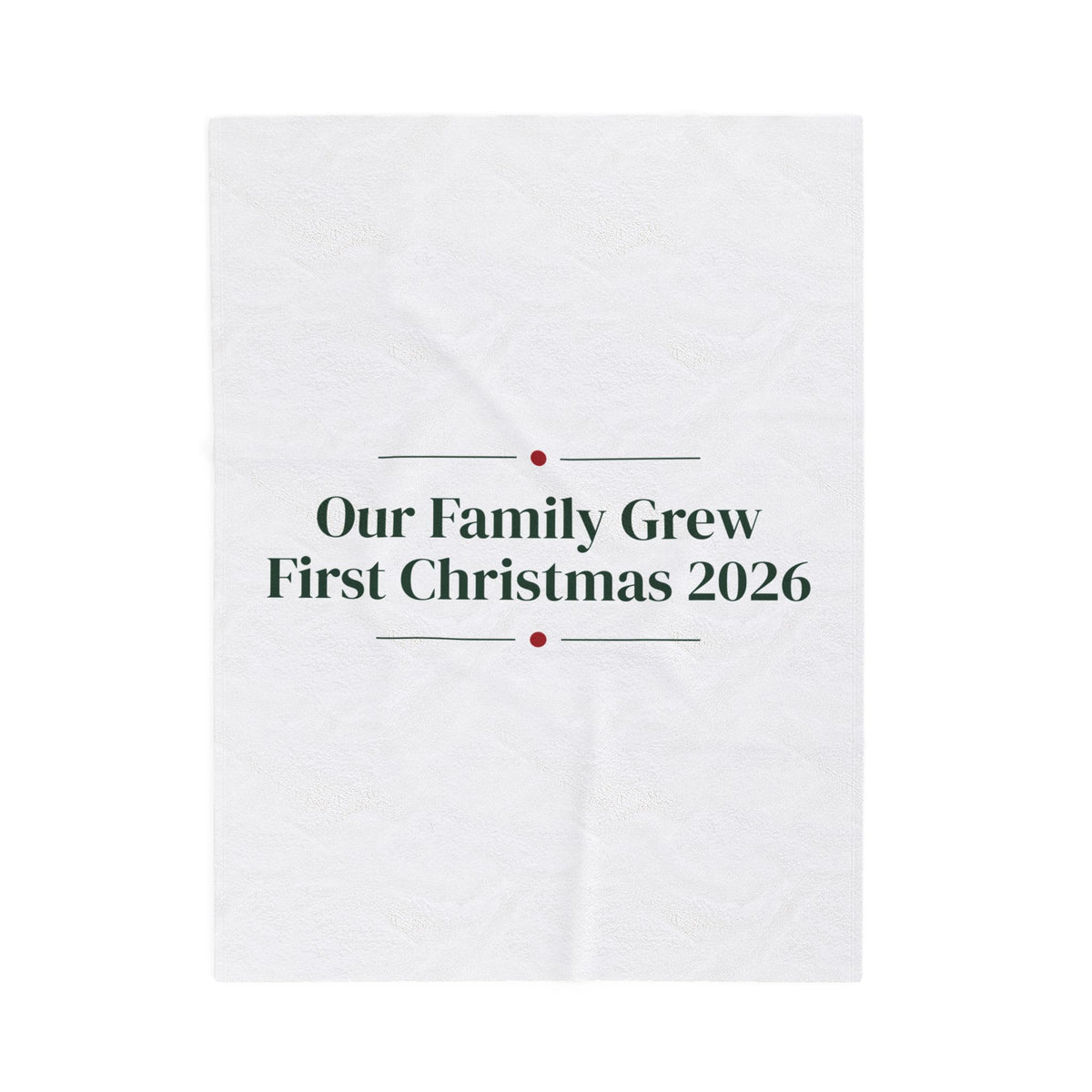 Babys First Christmas 2026 Throw Blanket Our Family Grew For New Parents
