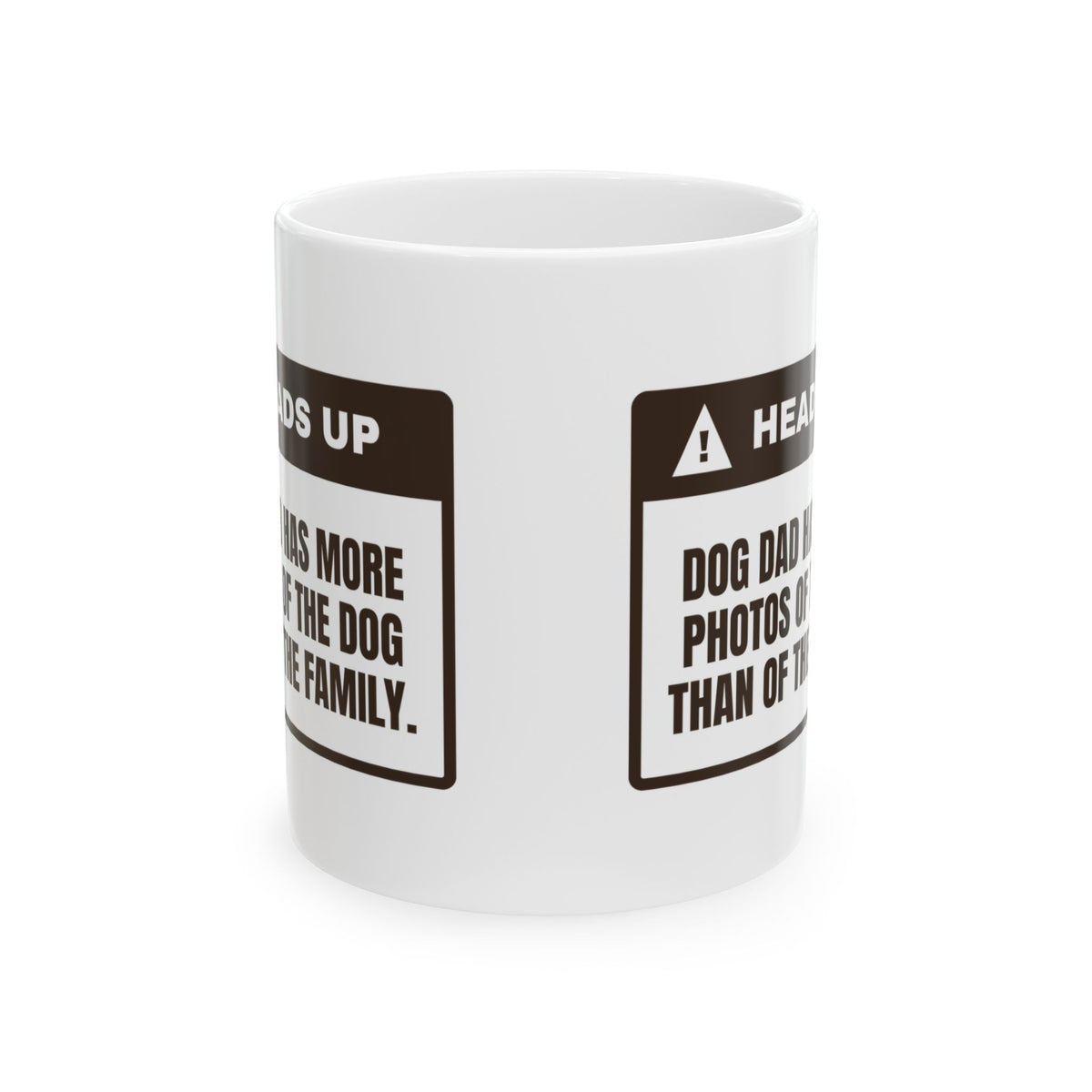 Funny Dog Dad Coffee Mug More Dog Photos Than Family Photos