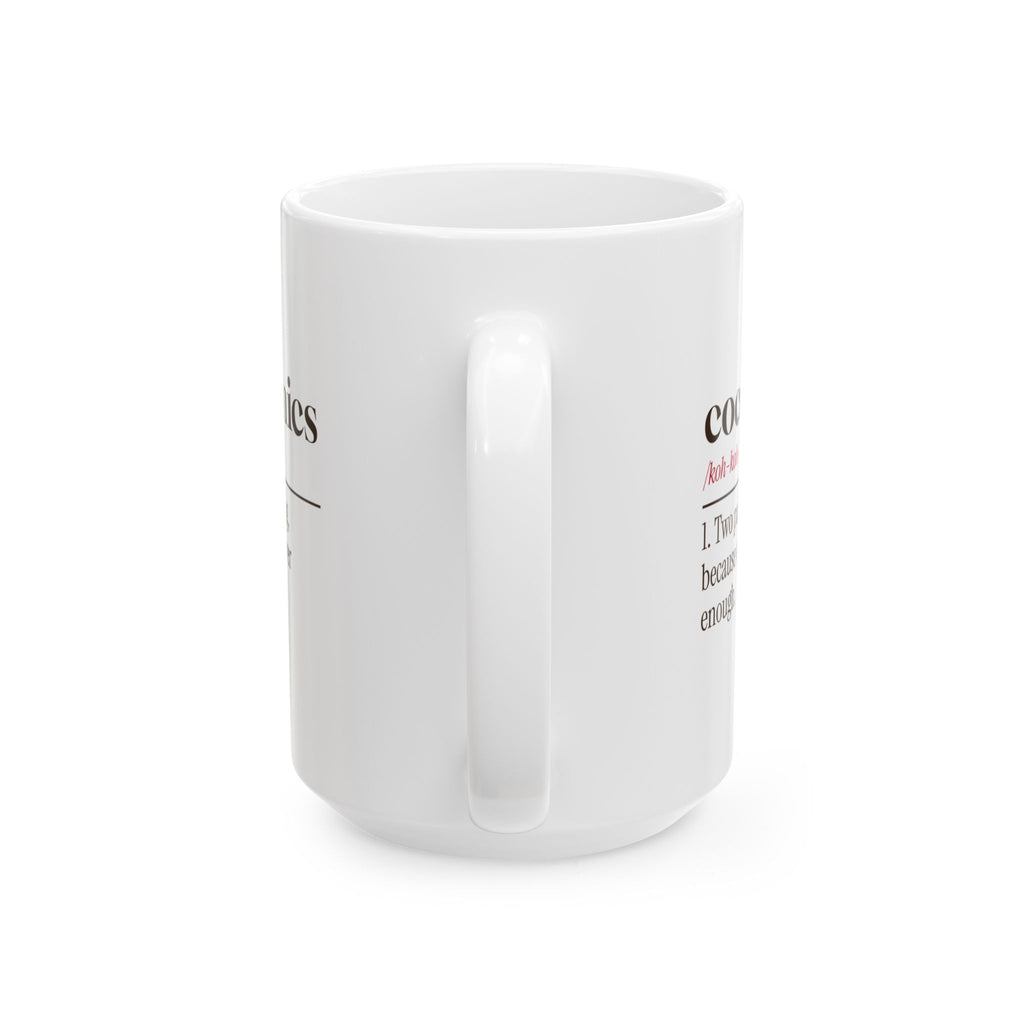 Funny Hot Cocoa Coffee Mug Cocoanomics Dictionary Definition