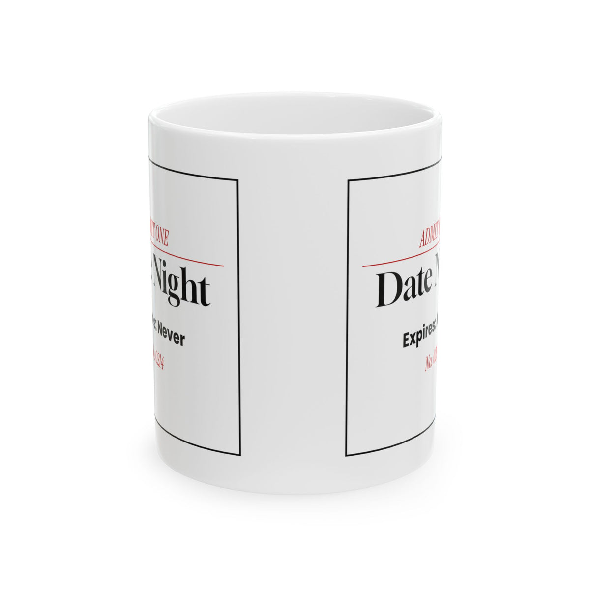 Date Night Coffee Mug For Her Valentine
