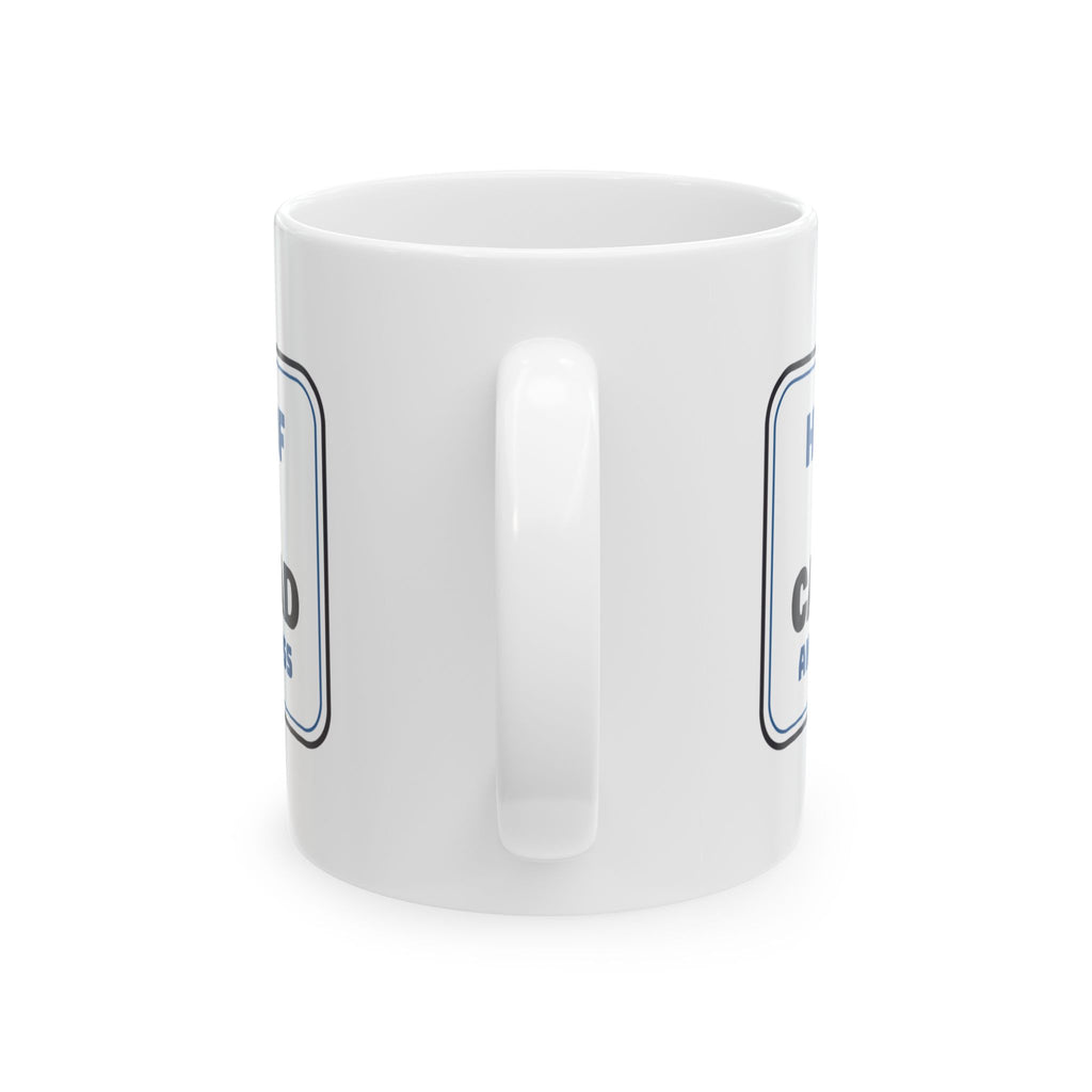 Funny Cat Dad Mug One Cat Dad And His Boss Sign