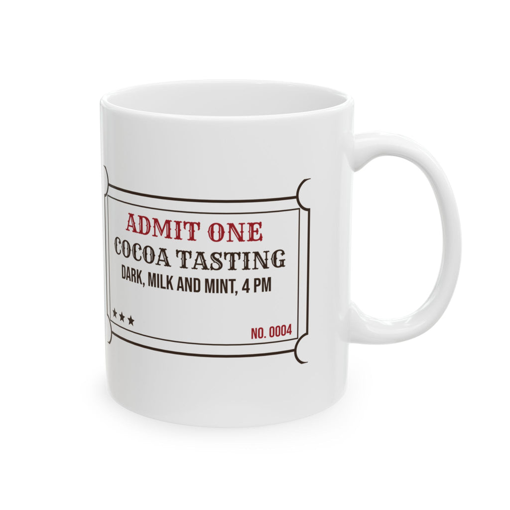 Hot Cocoa Coffee Mug Cocoa Tasting Ticket For Hot Chocolate Lovers