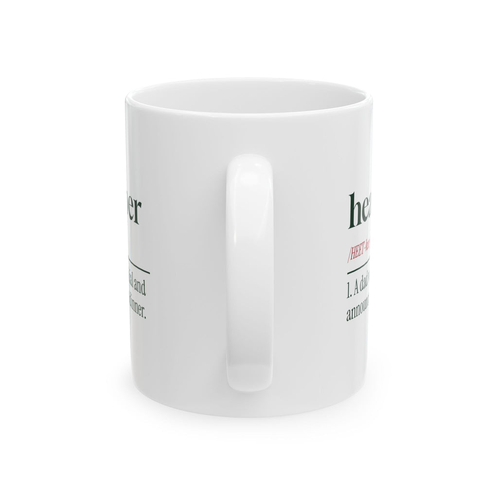 Funny Christmas Coffee Mug Heatkeeper Guardian Of The Dial For Dad