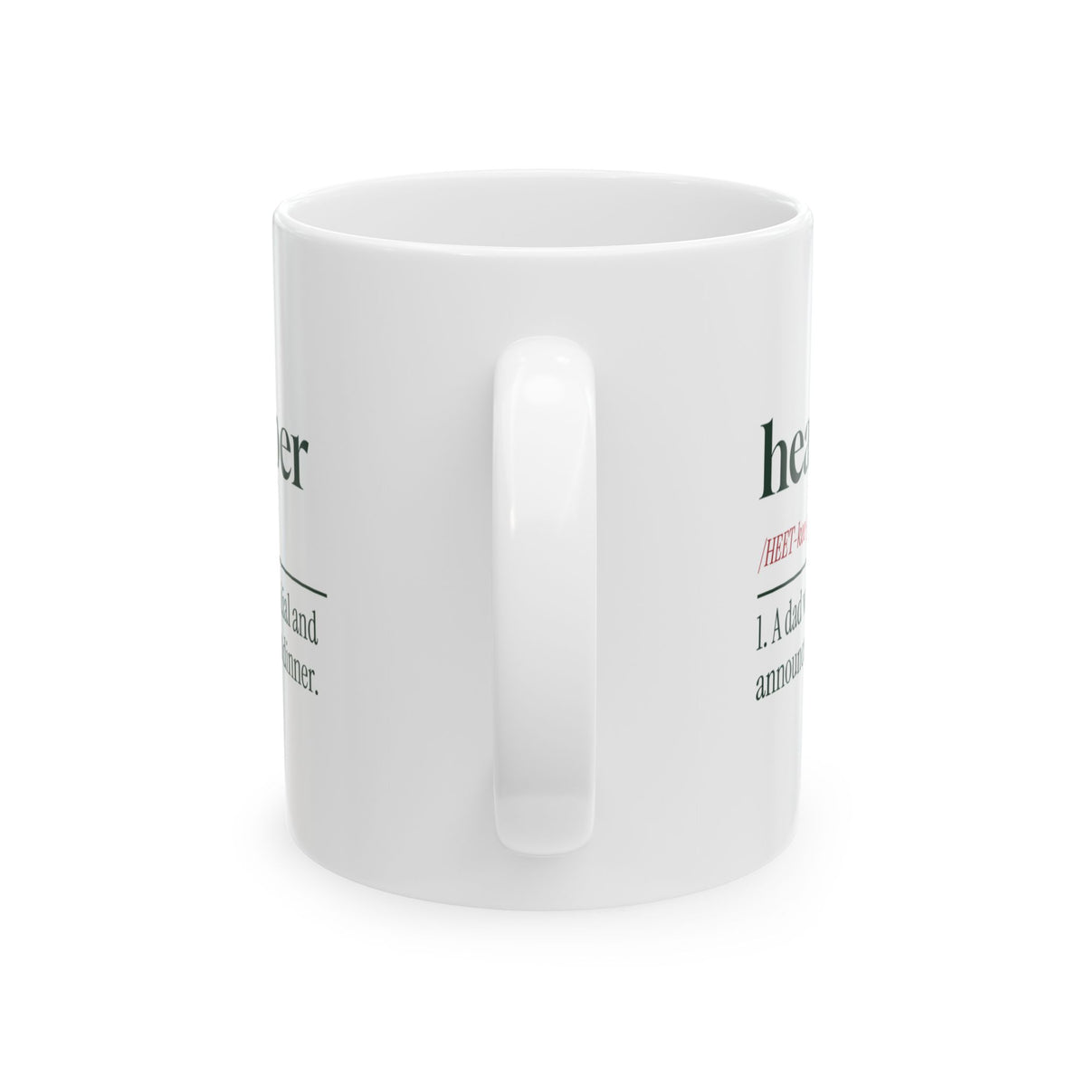 Funny Christmas Coffee Mug Heatkeeper Guardian Of The Dial For Dad