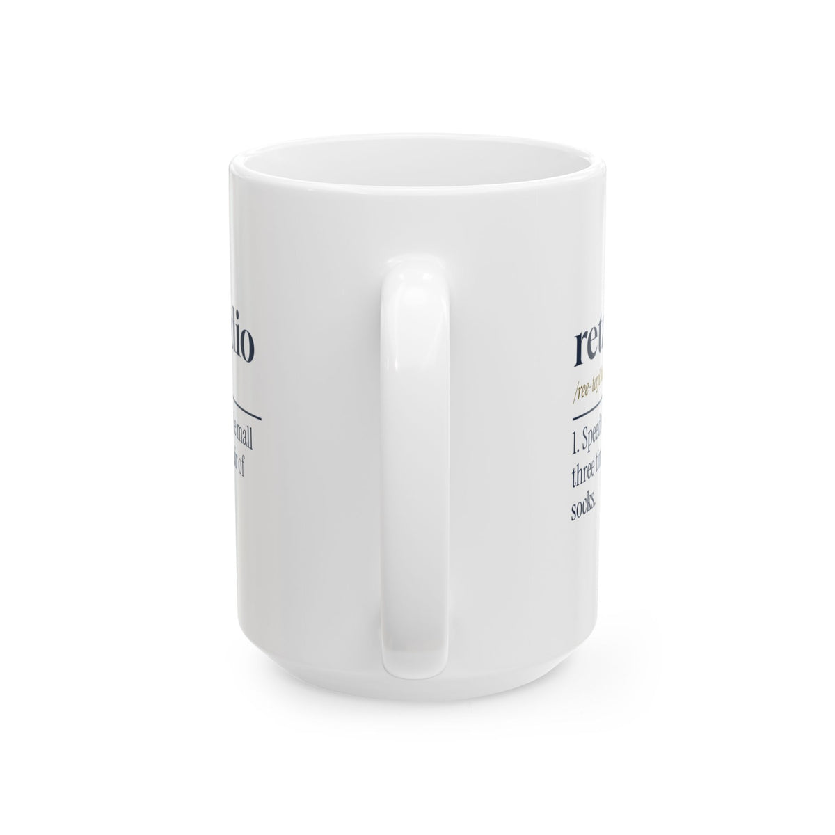 Funny Christmas Shopping Coffee Mug Retail Cardio Definition
