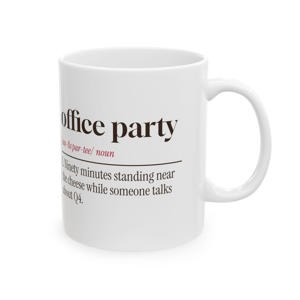 Funny Office Christmas Party Coffee Mug Office Party Definition Coworker