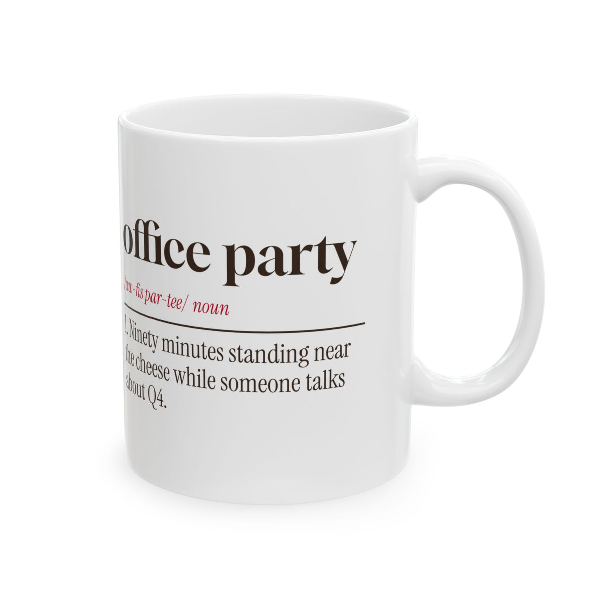 Funny Office Christmas Party Coffee Mug Office Party Definition Coworker