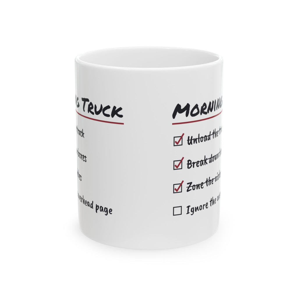 Funny Stocker Mug Zone The Aisles Ignore The Overhead Page For Retail