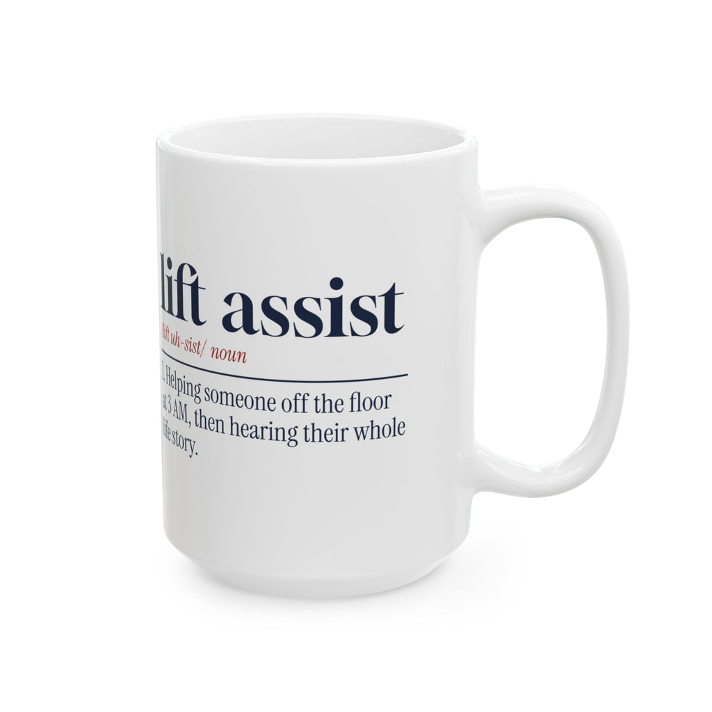 Funny Paramedic Coffee Mug Lift Assist Dictionary Definition For EMS