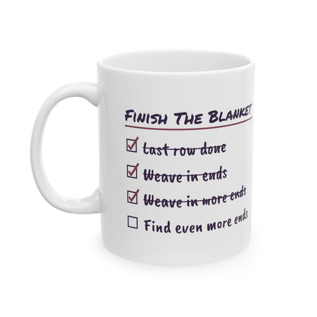 Funny Crochet Coffee Mug Weave In Ends Checklist For Crocheters