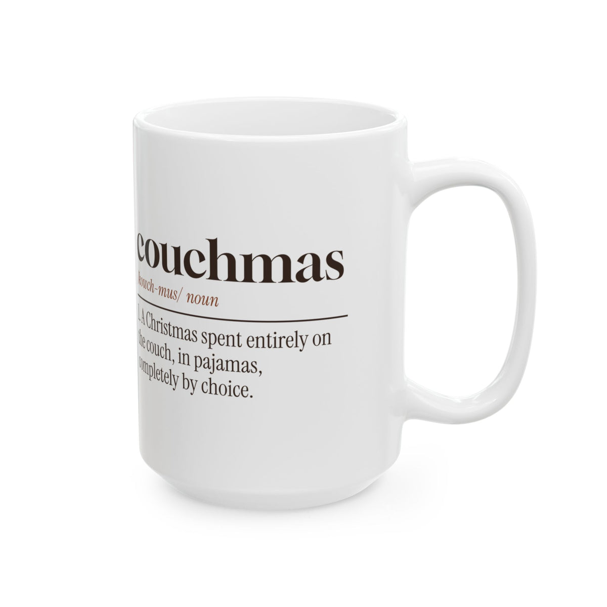 Funny Christmas Introvert Coffee Mug Couchmas Definition
