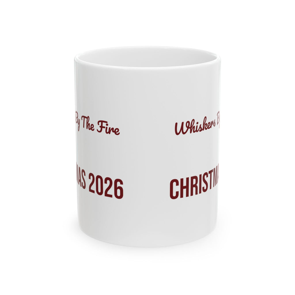 Christmas Coffee Mug Whiskers By The Fire Christmas 2026 For Cat Moms