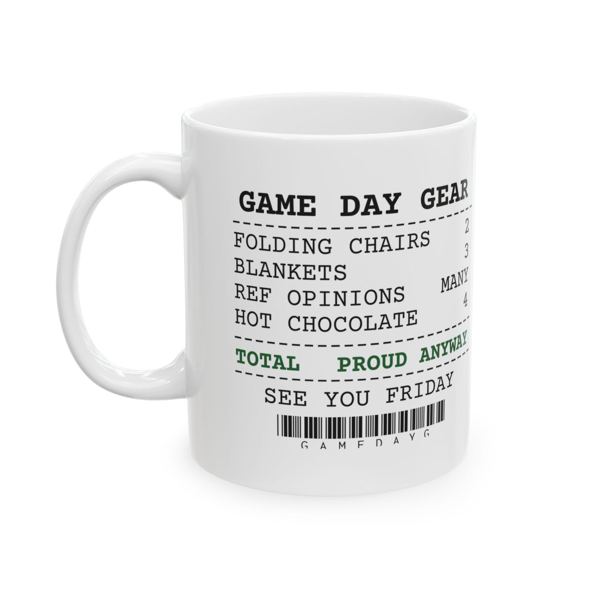 Funny Football Dad Coffee Mug Ref Opinions Many Hot Chocolate 4