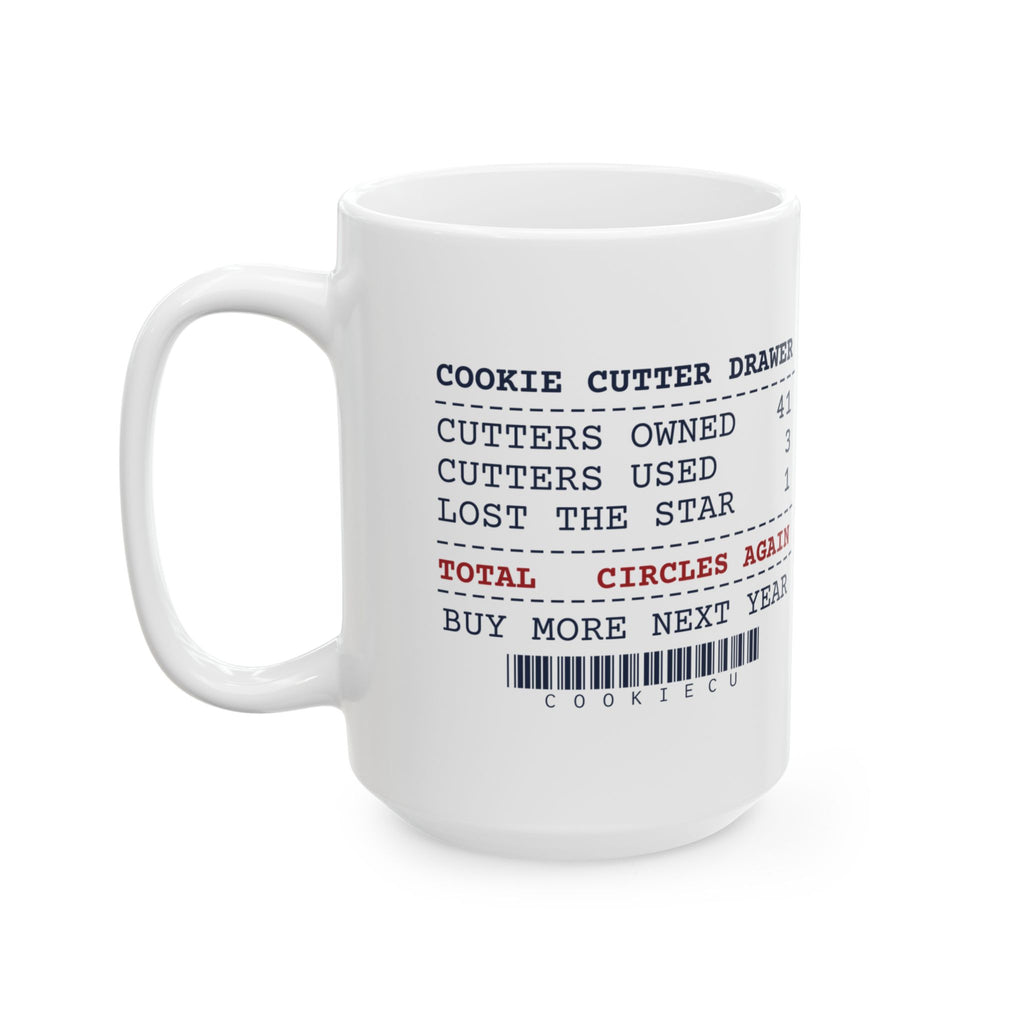 Funny Christmas Baking Coffee Mug Cookie Cutters 41 Used 3 Receipt