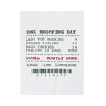 Funny Christmas Shopping Throw Blanket Bags Carried Receipt For Shoppers