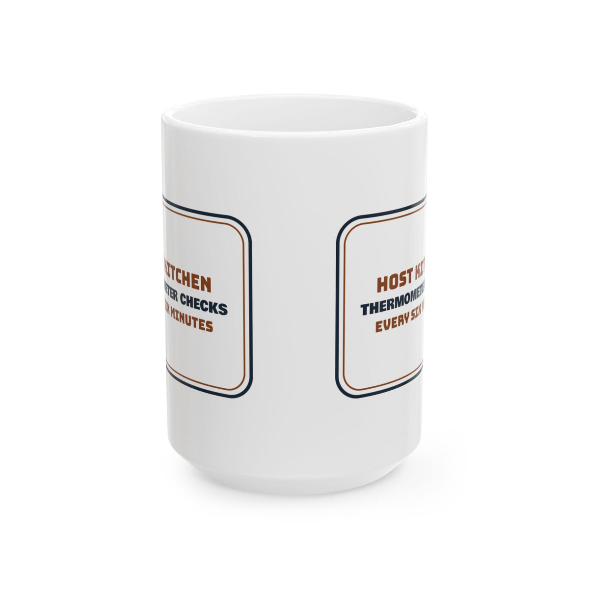 Funny Thanksgiving Host Coffee Mug Turkey Thermometer Checks
