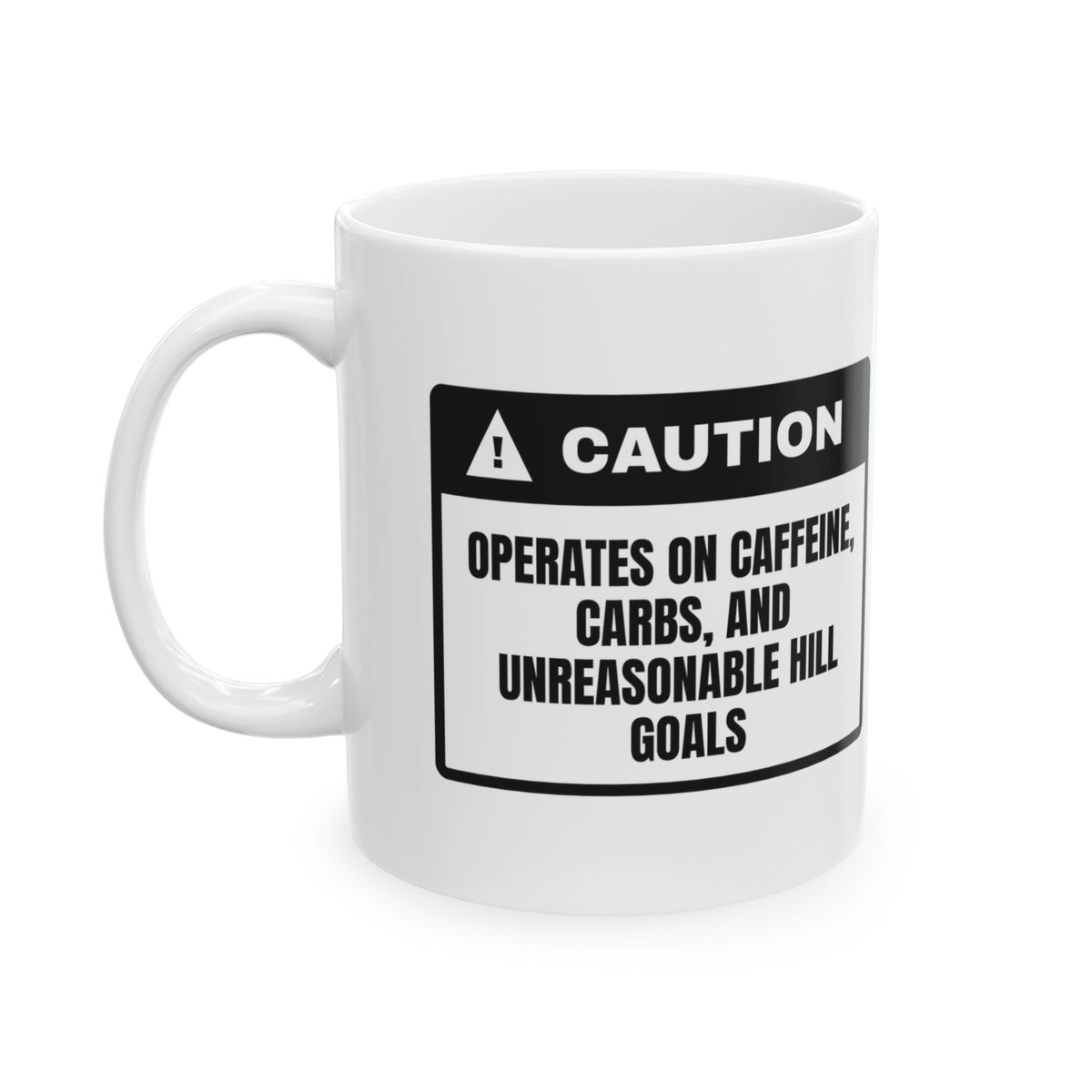 Cycling Coffee Mug Runs On Caffeine And Hill Goals