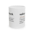 Safety Check Coffee Mug Dictionary Definition Funny Parent