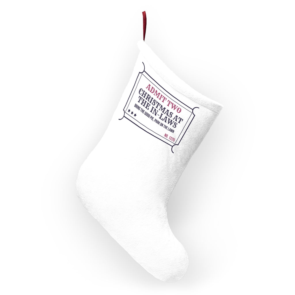 Funny Christmas Stocking Christmas At The In-Laws Ticket