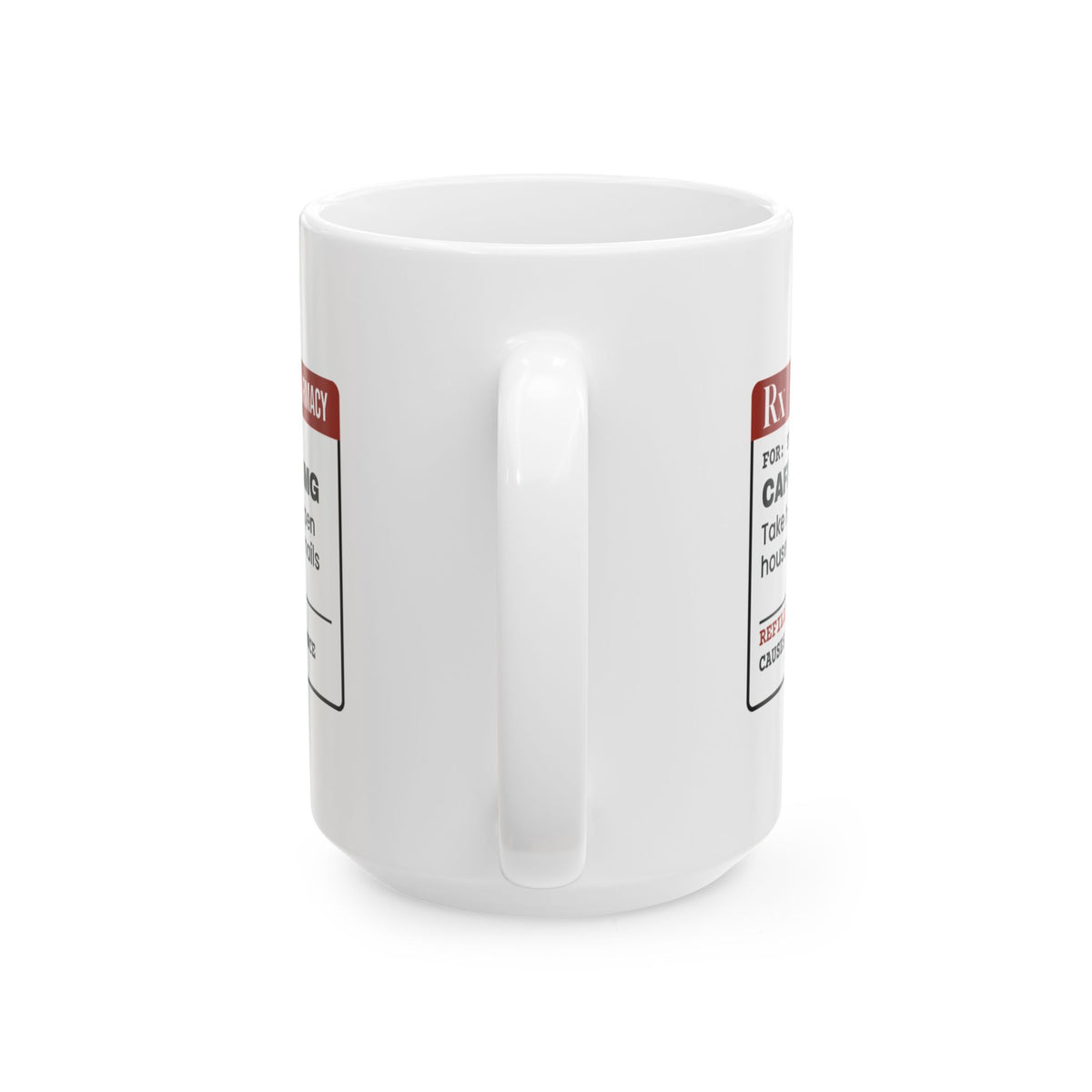 Funny Teacher Coffee Mug Prescription Caffeine Label For Teachers