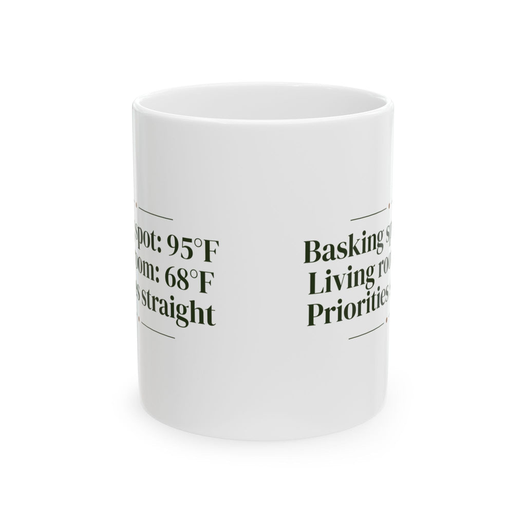 Reptile Coffee Mug Basking Spot 95°F Living Room