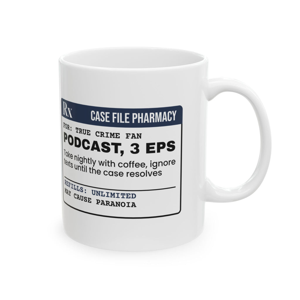 True Crime Coffee Mug Take Nightly With Coffee