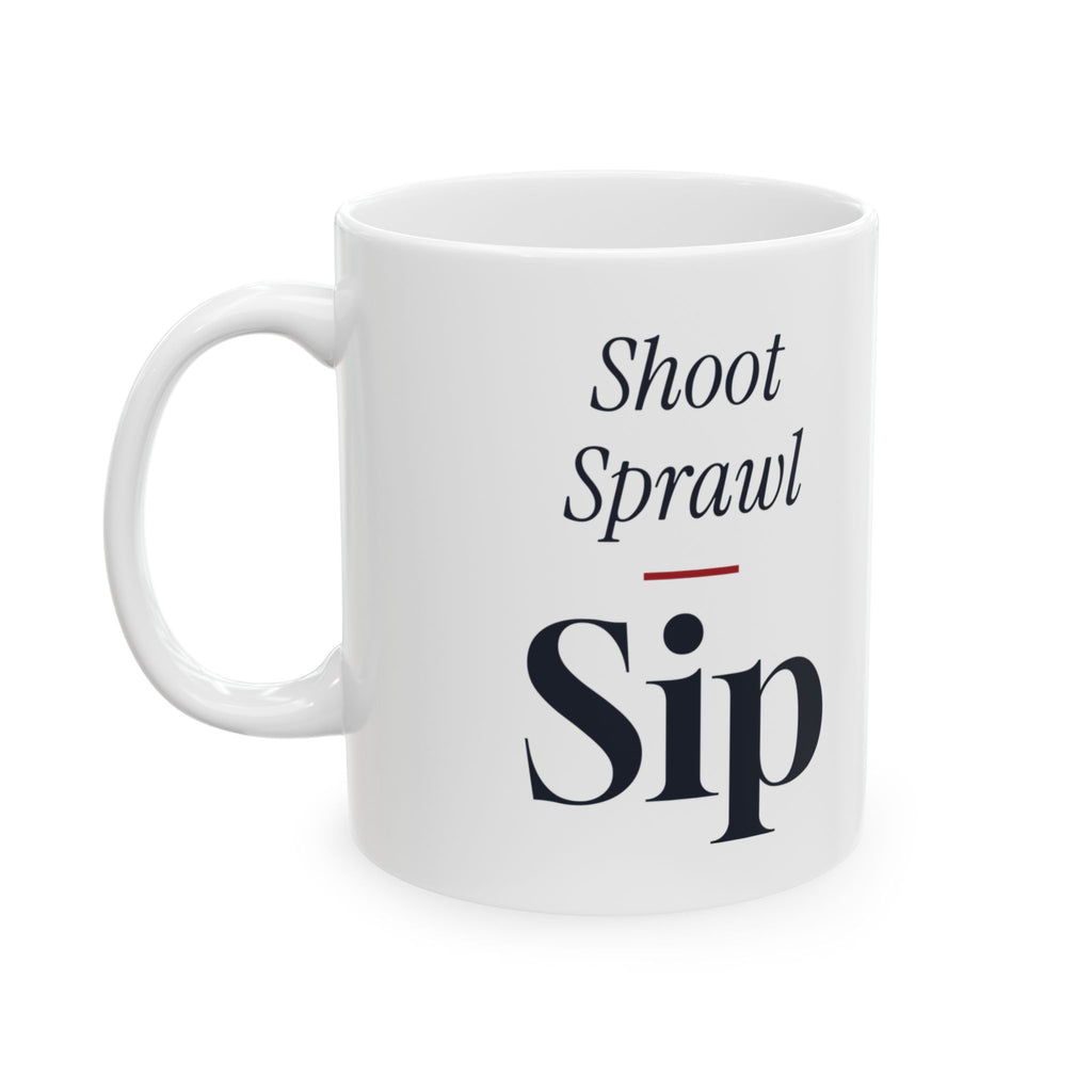 Funny Wrestling Coffee Mug Shoot Sprawl Sip For Wrestlers