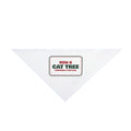 Funny Christmas Cat Dog Bandana Now A Cat Tree Formerly Festive