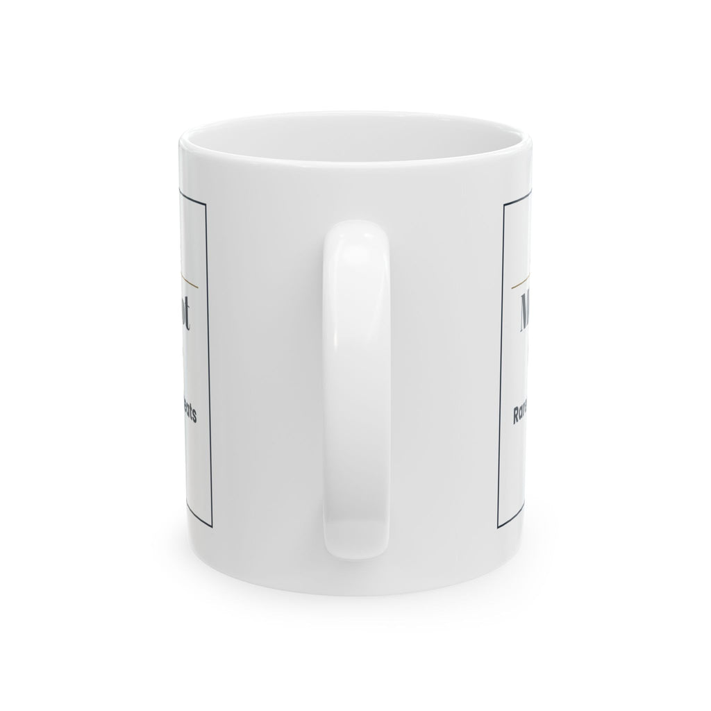 Funny Mom Coffee Mug Mom's Hot Coffee Ticket For Busy Moms