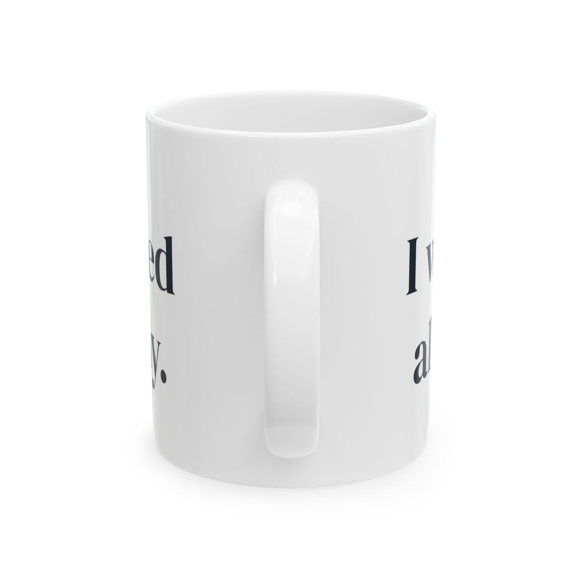 Dog Dad Mug You Left I Waited Funny Pet Owner Cup