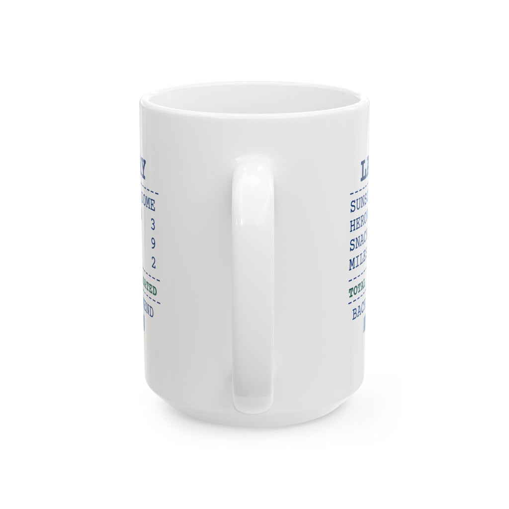 Funny Kayaking Coffee Mug Lake Day Receipt For Kayakers