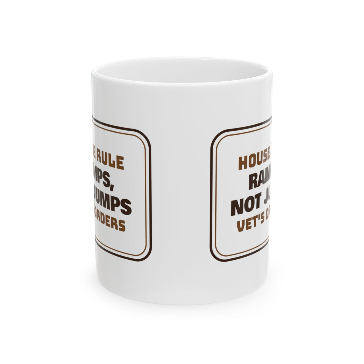 Dachshund Coffee Mug Ramps Not Jumps Vet's Orders House Rule