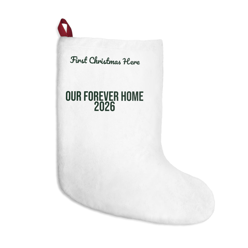 Christmas Stocking First Christmas Here Our Forever Home 2026