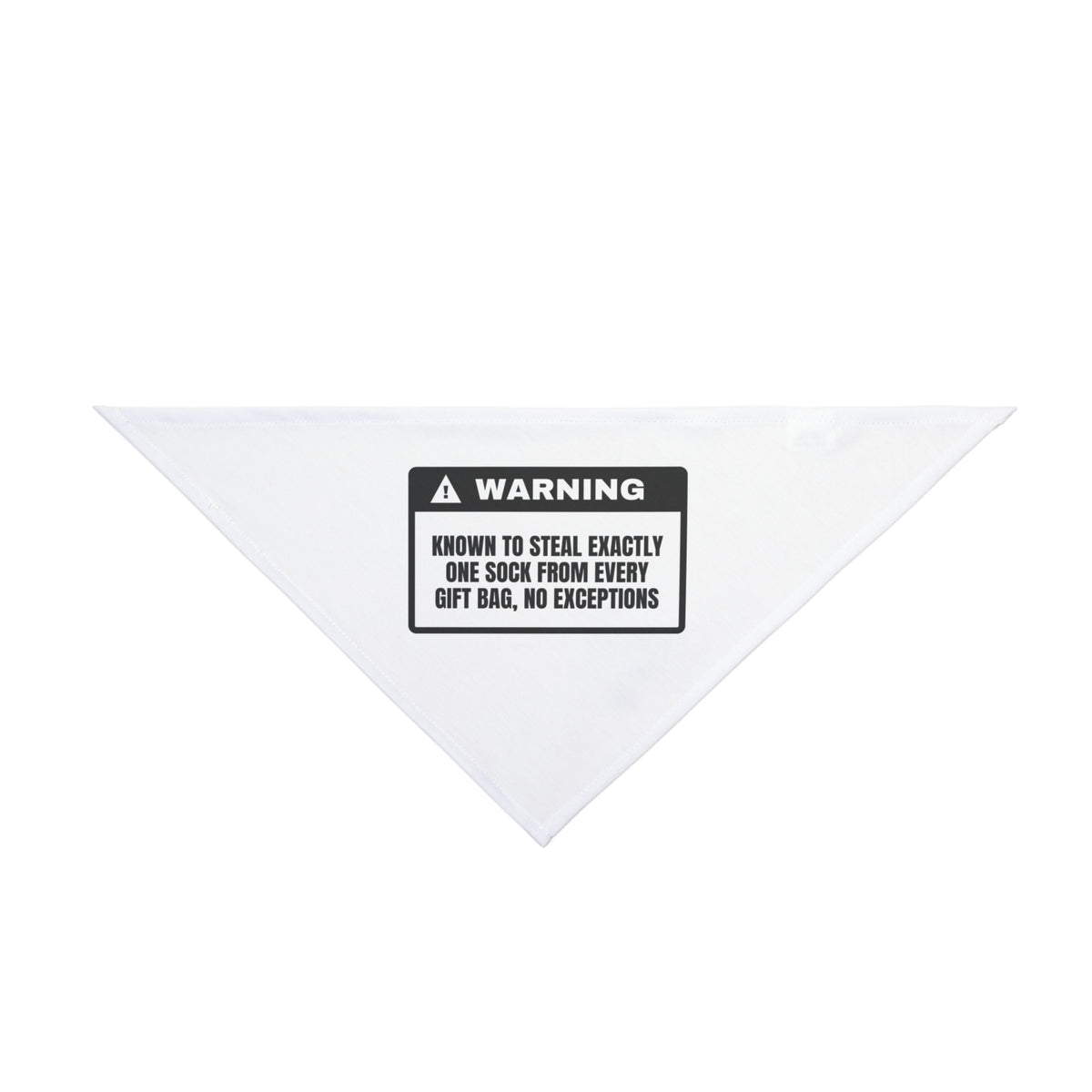 Funny Dog Valentine Dog Bandana Sock Thief Warning For Dog Owners