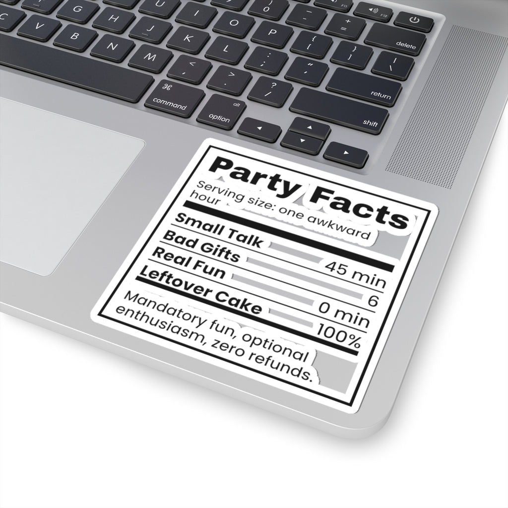 Funny Office Party Sticker Real Fun Zero Minutes