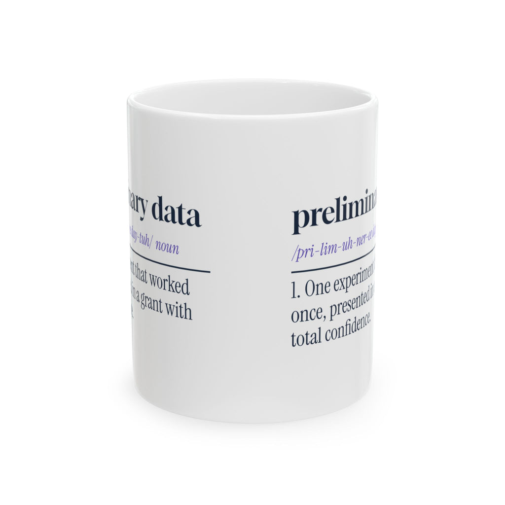 Scientist Mug Preliminary Data Dictionary Definition