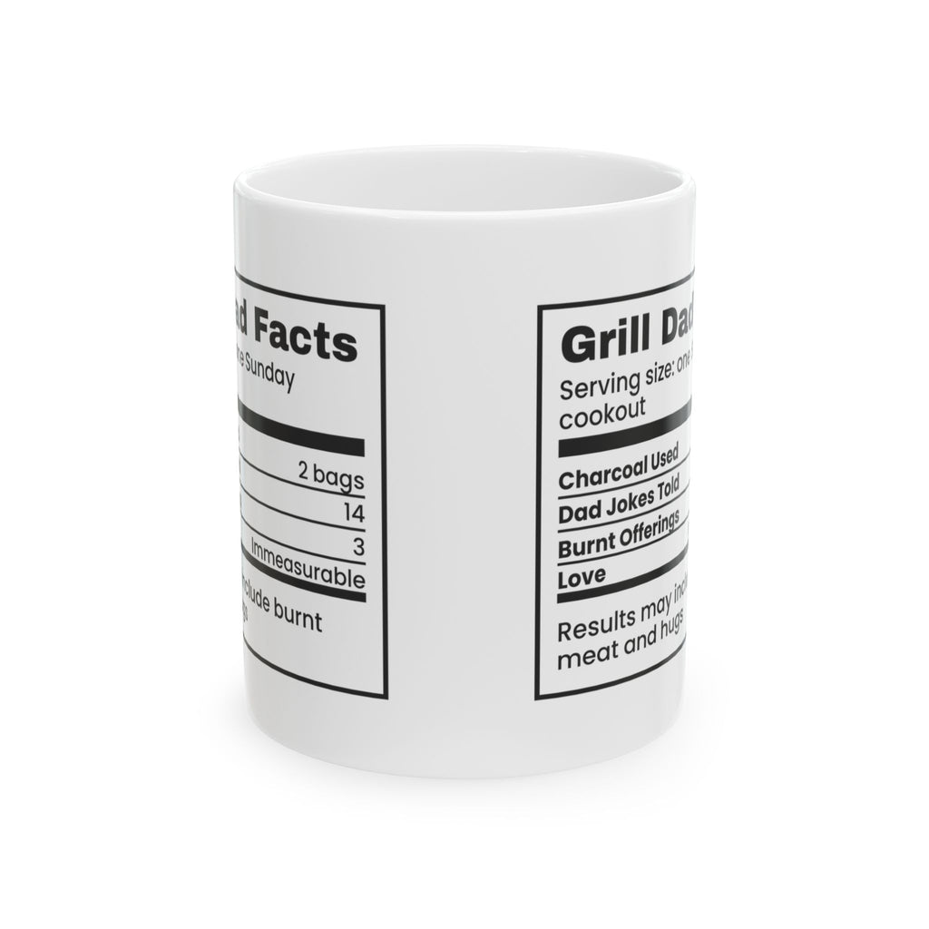 Funny Dad Coffee Mug Burnt Offerings And Hugs