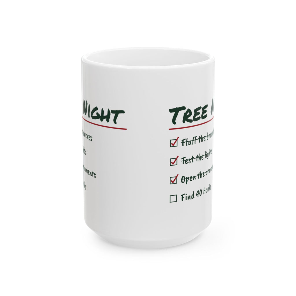 Funny Christmas Coffee Mug Tree Night Checklist Find 40 Hooks