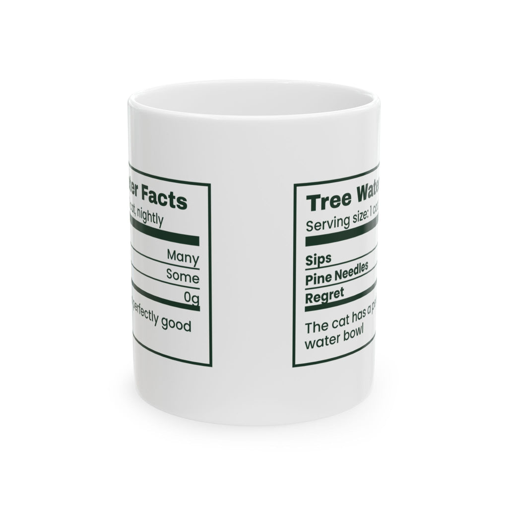 Funny Christmas Cat Coffee Mug Tree Water Facts For Cat Owners