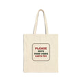 Funny Christmas Dog Tote Bag Wipe Your Paws Santa Too Sign