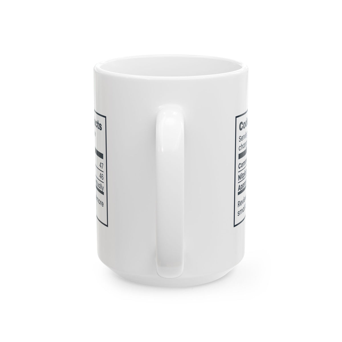 Funny Software Developer Coffee Mug Code Review Facts For Programmers
