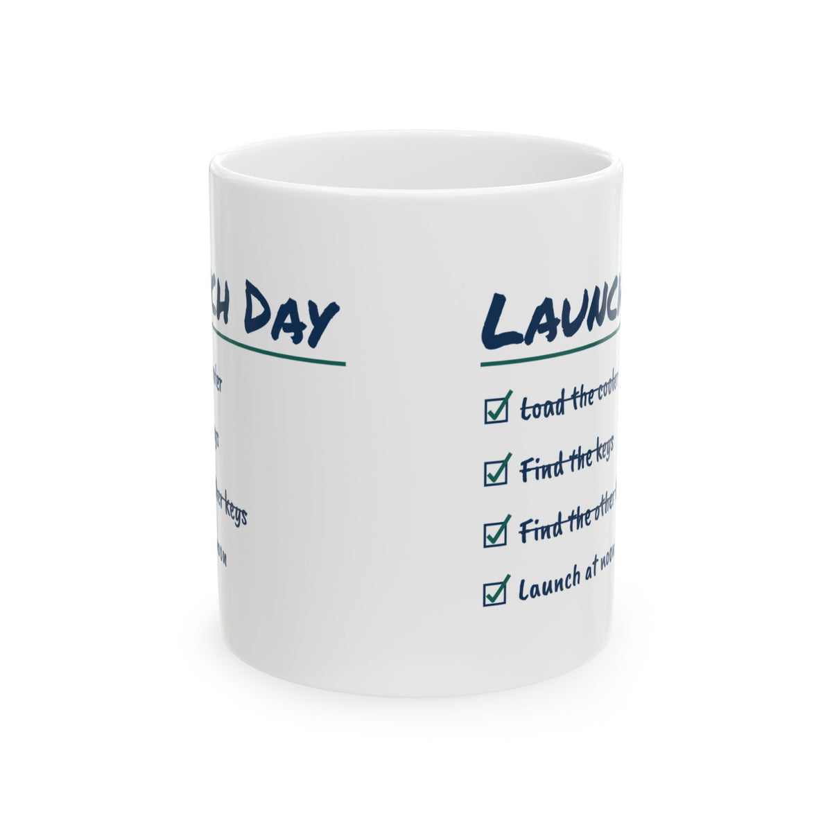 Funny Boat Coffee Mug Find The Other Keys Launch At Noon