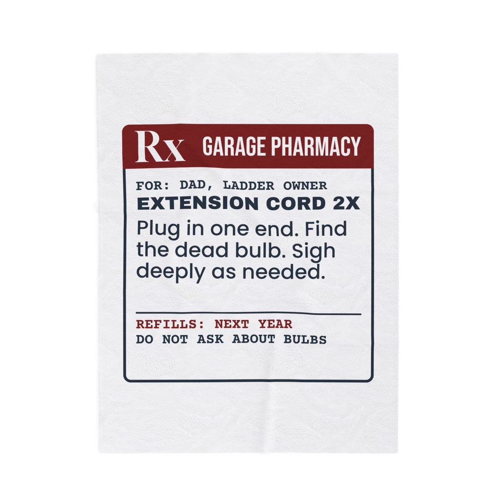 Funny Dad Christmas Throw Blanket Extension Cord 2x Find The Dead Bulb