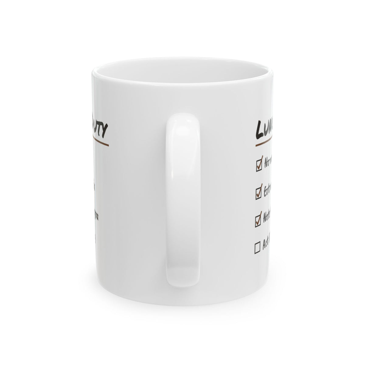 Bonus Mom Coffee Mug Lunchbox Duty Love You