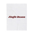 Funny Christmas Throw Blanket Jingle Beans For Coffee Lovers