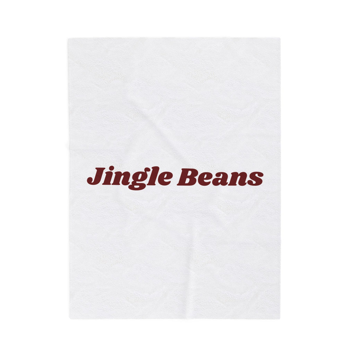 Funny Christmas Throw Blanket Jingle Beans For Coffee Lovers