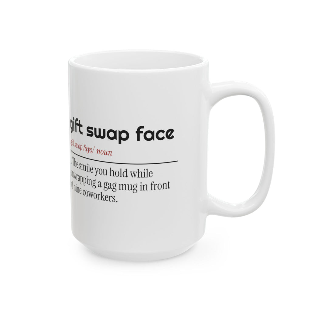 Funny White Elephant Coffee Mug Gift Swap Face Dictionary For Gift Swaps