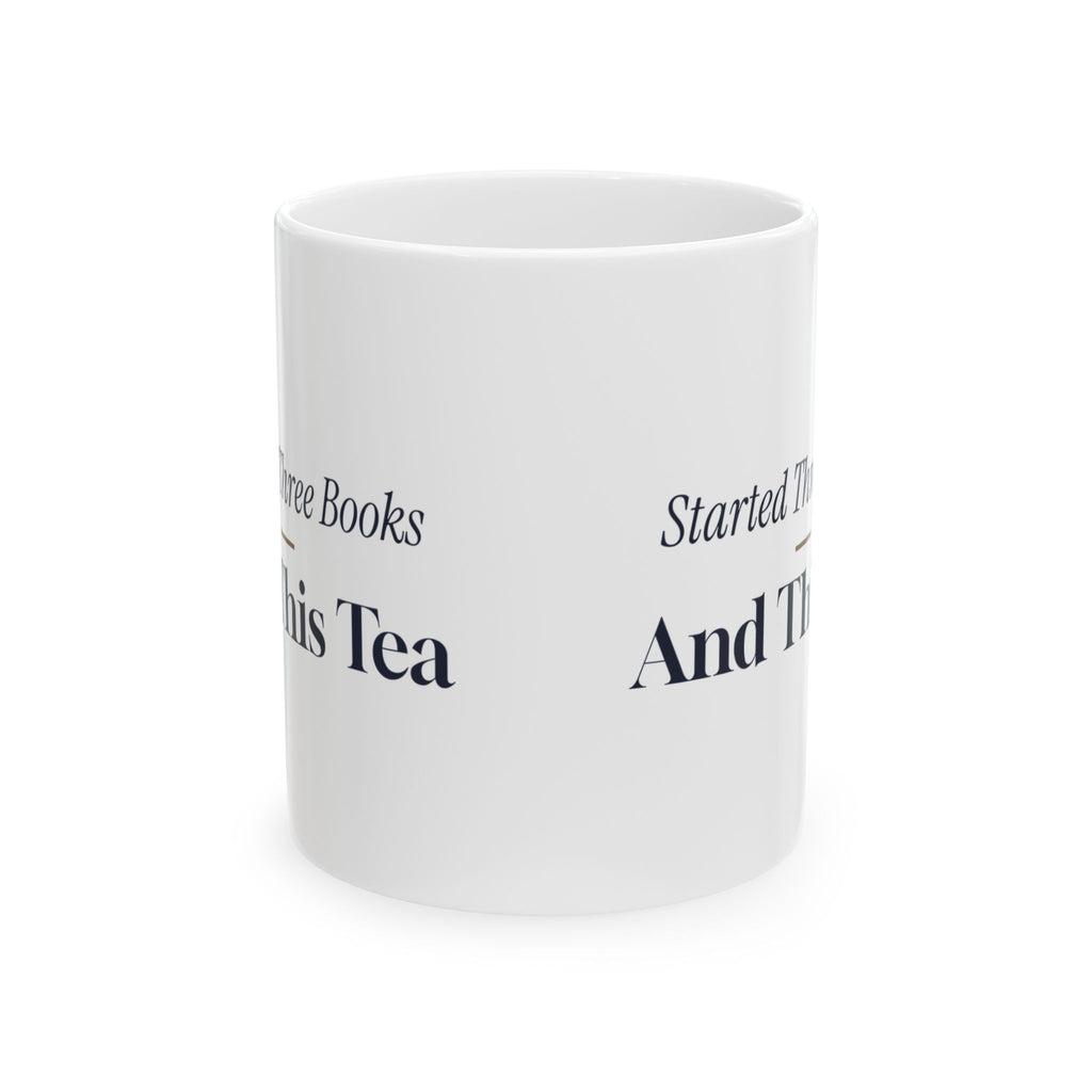 Funny Librarian Mug Started Three Books And This Tea For Librarians