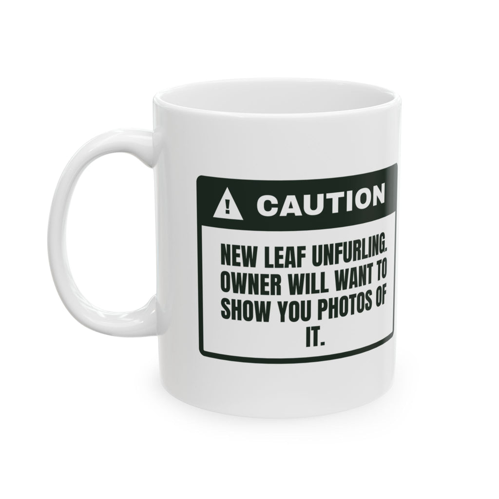 Funny Plant Lover Mug New Leaf Alert Photos Will Be Shown